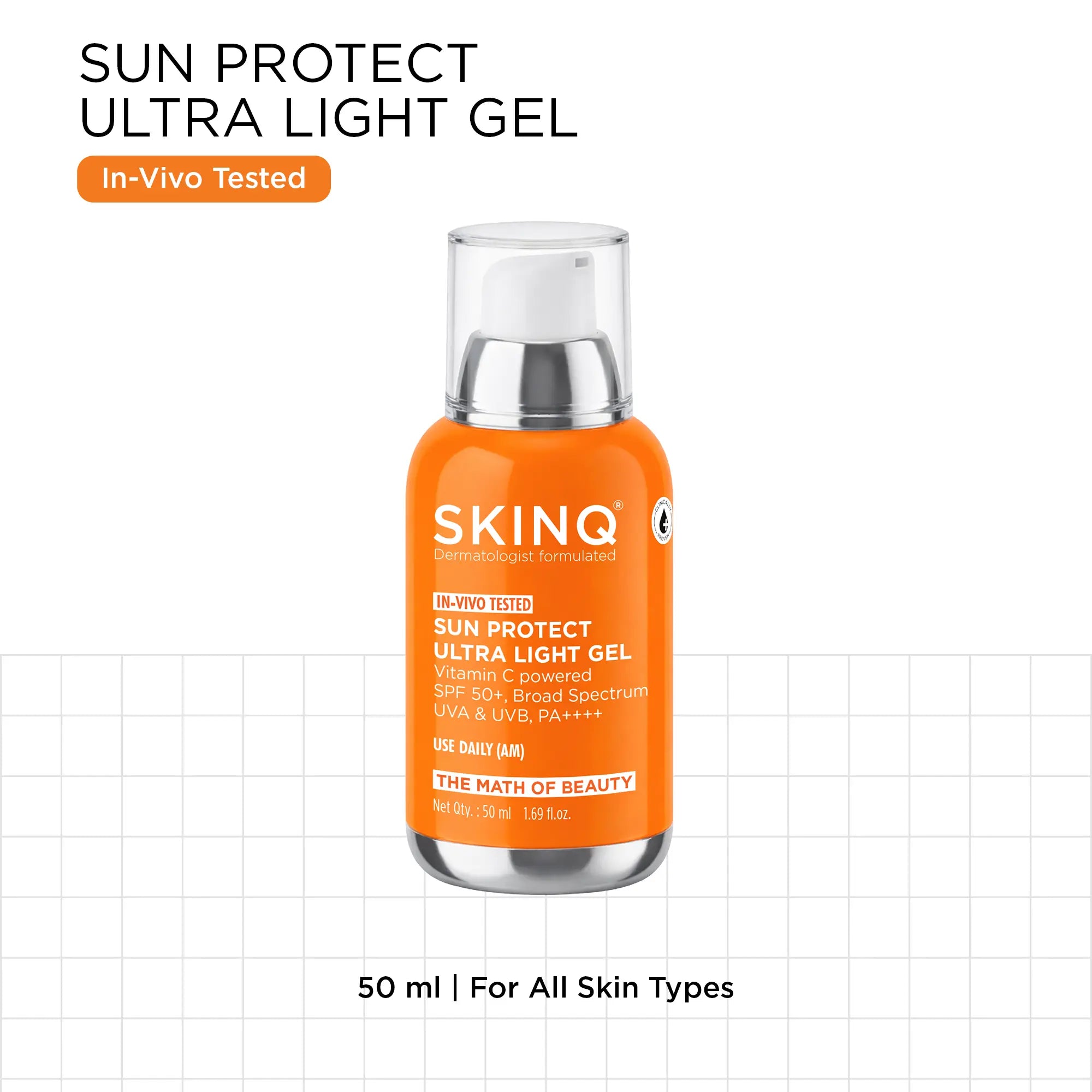 SkinQ Sun Protect Ultra Light Gel SPF 50+ 50g - view 2