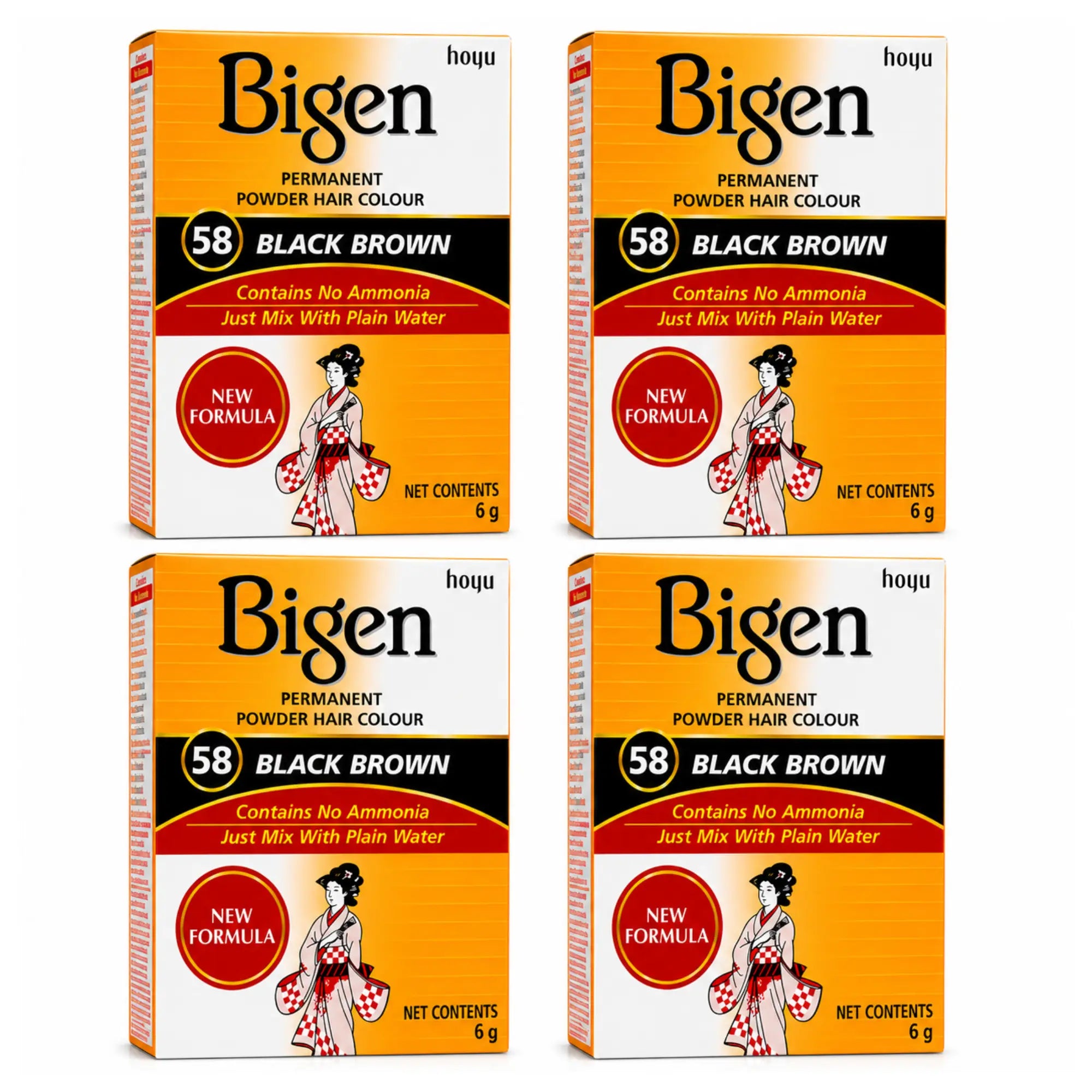 Bigen Powder Hair Color #58 Black Brown - view 3