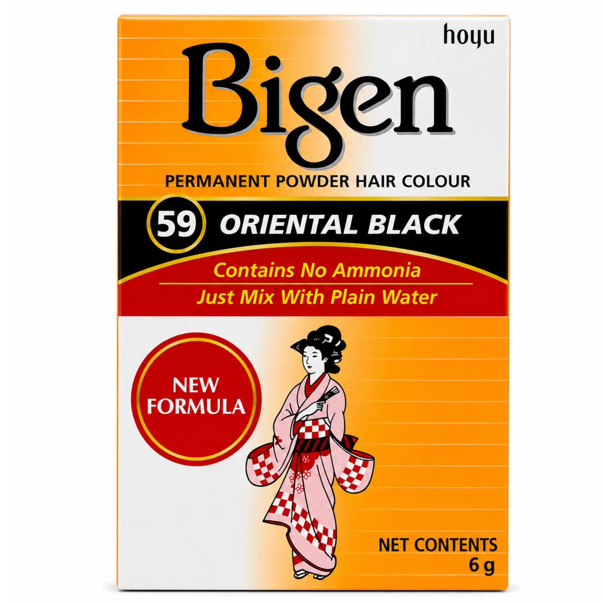 Bigen Powder Hair Color #59 Oriental Black