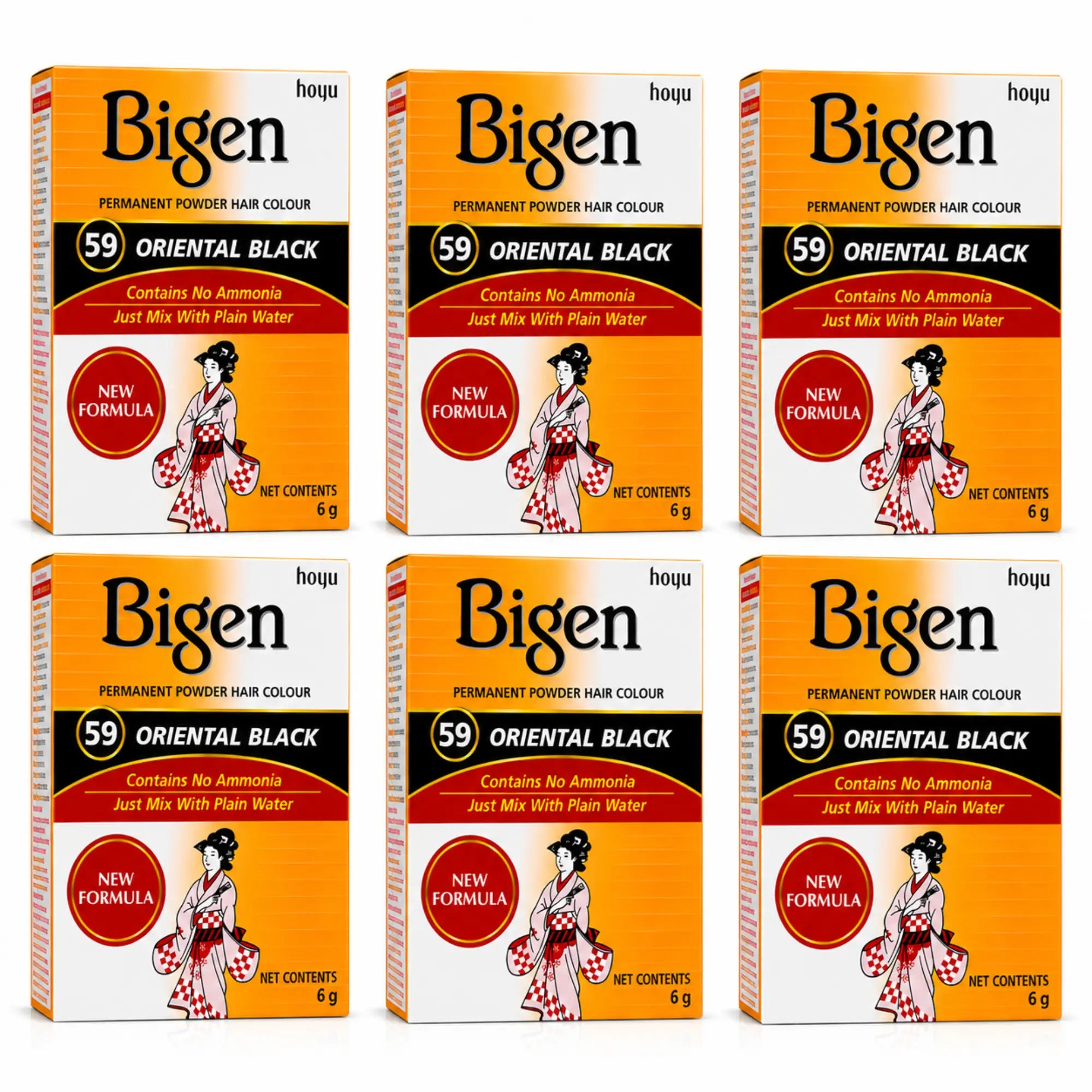 Bigen Powder Hair Color #59 Oriental Black - view 4