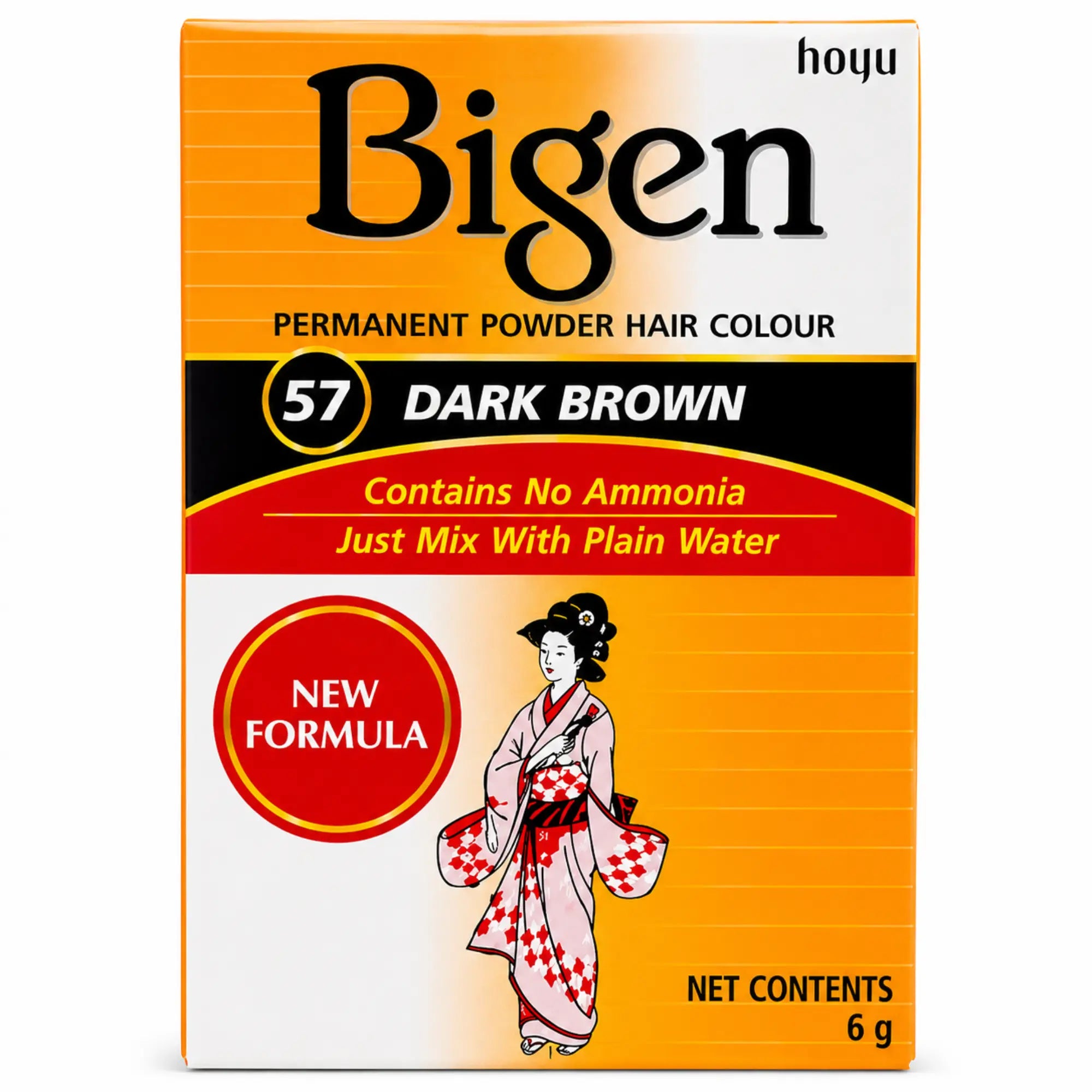 Bigen Powder Hair Color #57 Dark Brown