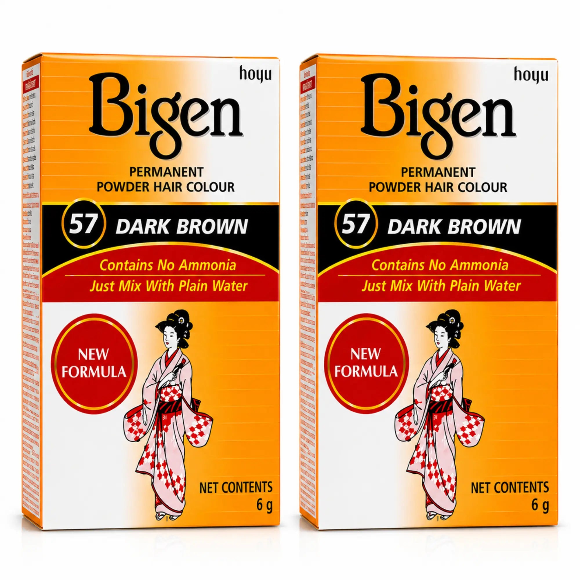 Bigen Powder Hair Color #57 Dark Brown - view 2