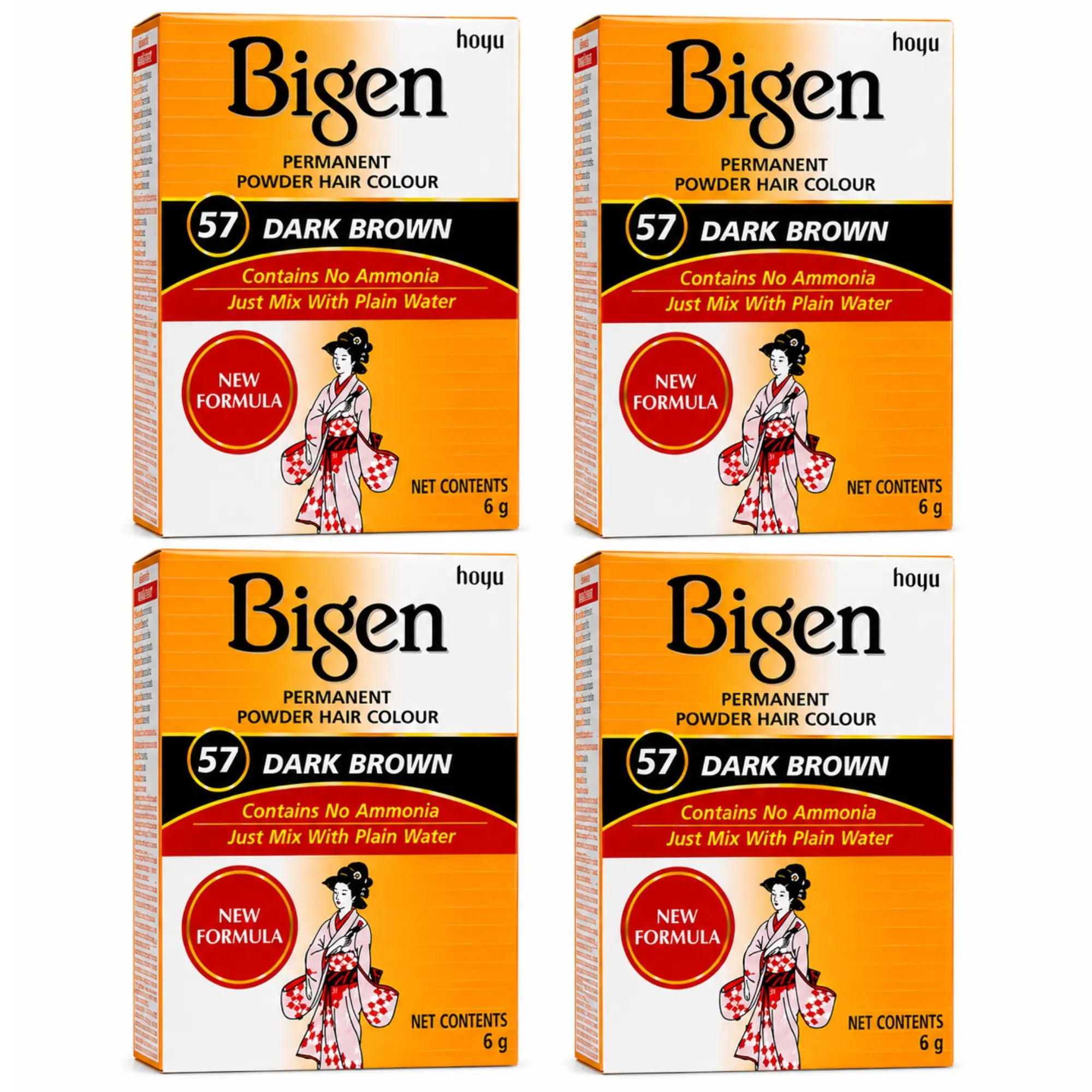 Bigen Powder Hair Color #57 Dark Brown - view 3