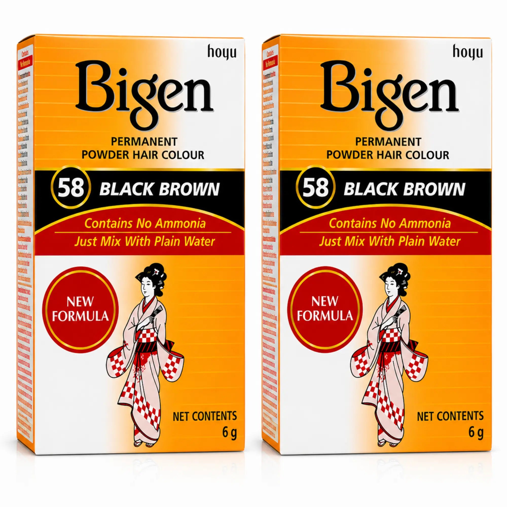 Bigen Powder Hair Color #58 Black Brown - view 2