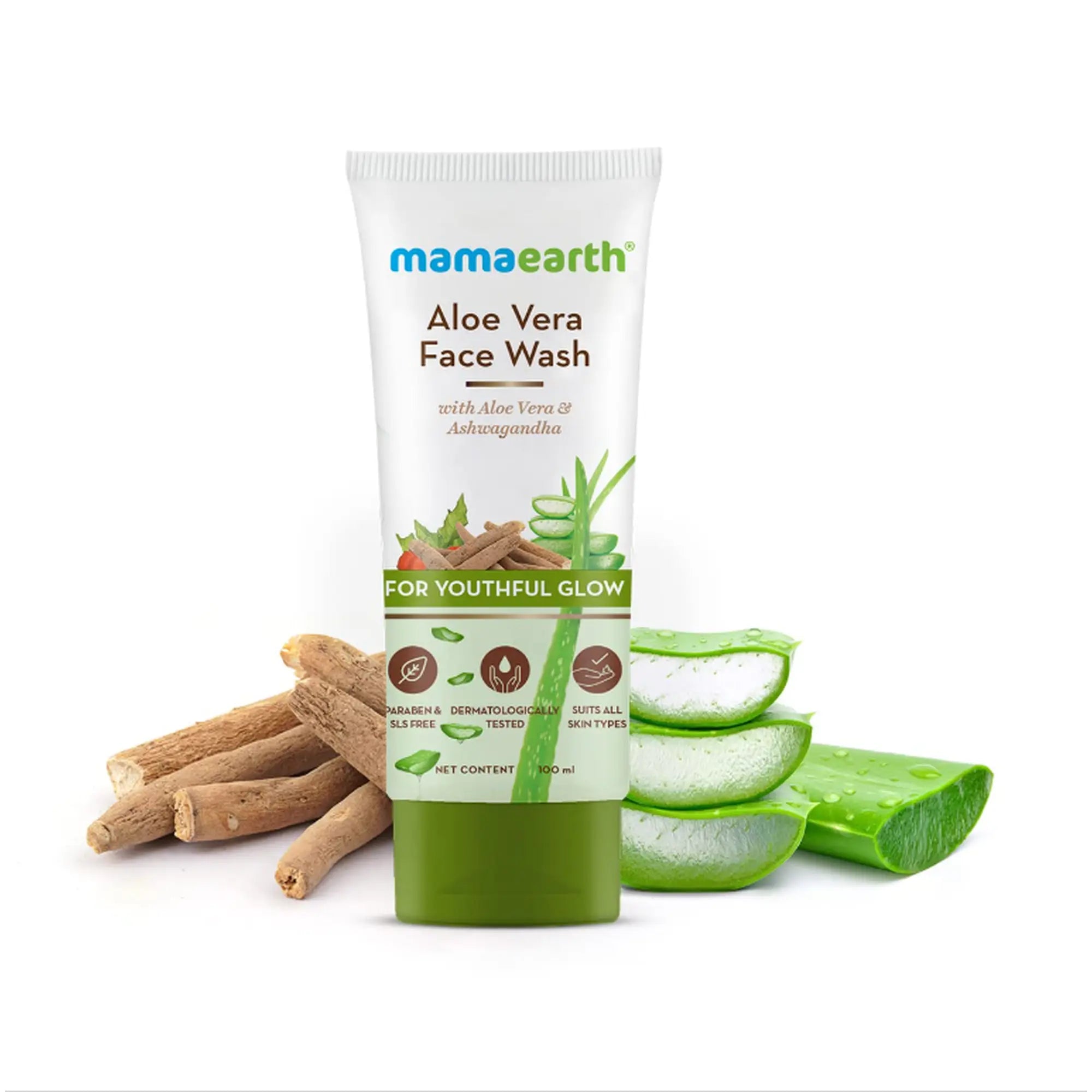 Mamaearth Aloe Vera Face Wash 100ml - view 2