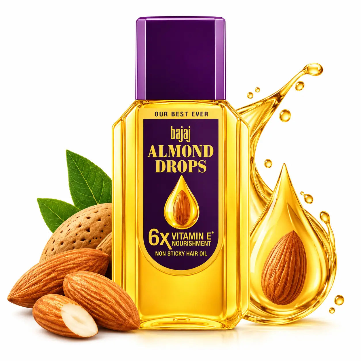 Bajaj Almond Drops Hair Oil 300ml - view 3
