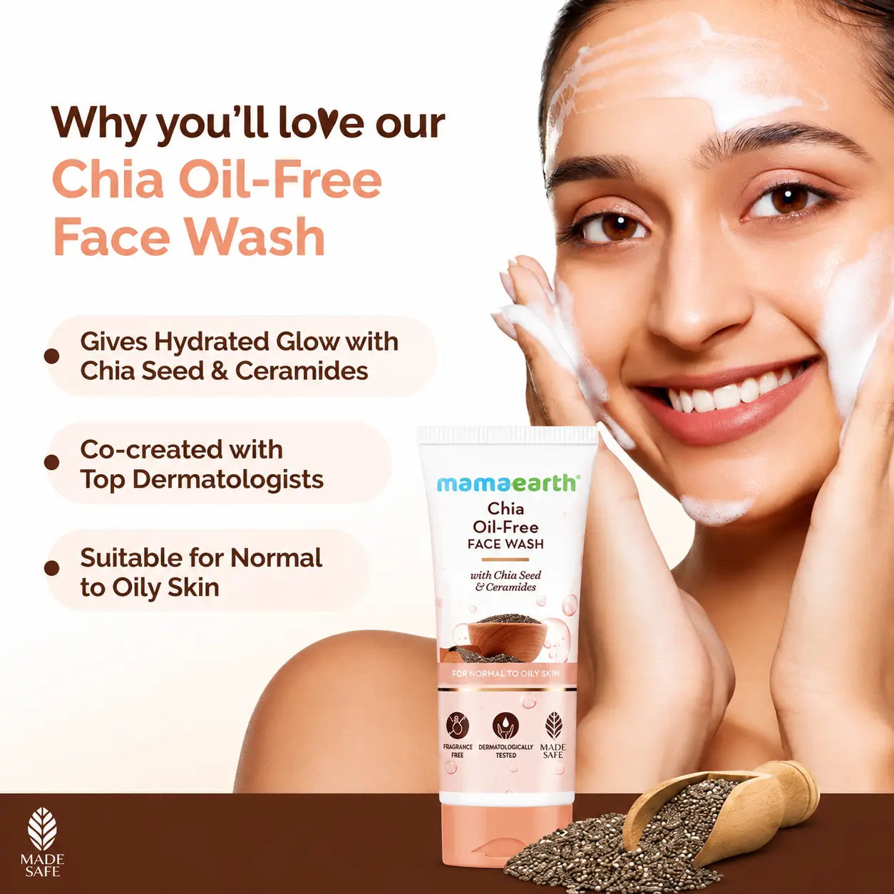 Mamaearth Chia Face Wash 100ml - view 4