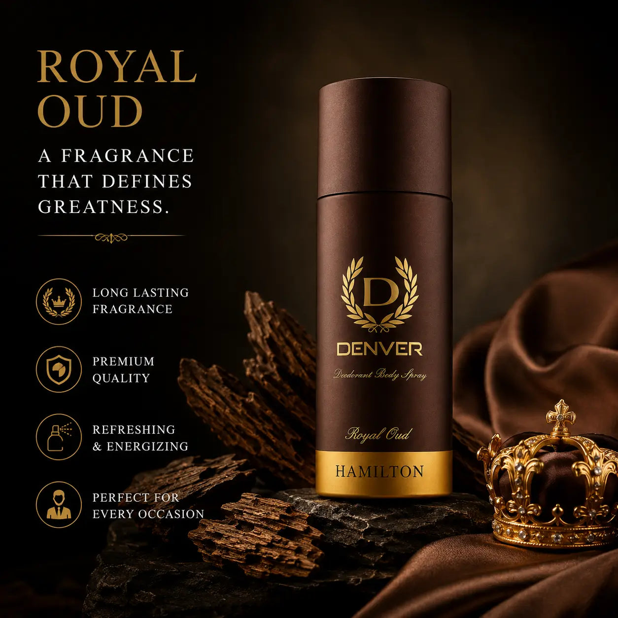 Denver Royal Oud Deo 150ml - view 3