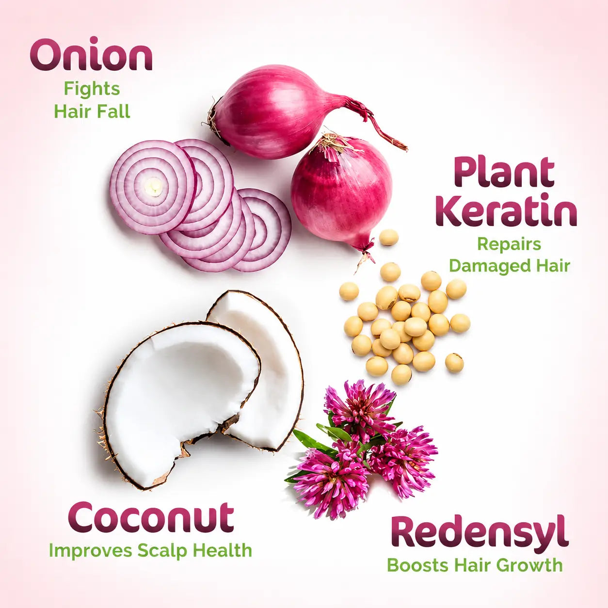 Mamaearth Anti-Hair Fall Spa Kit - Onion Hair Oil, Shampoo & Conditioner 650ml - view 2