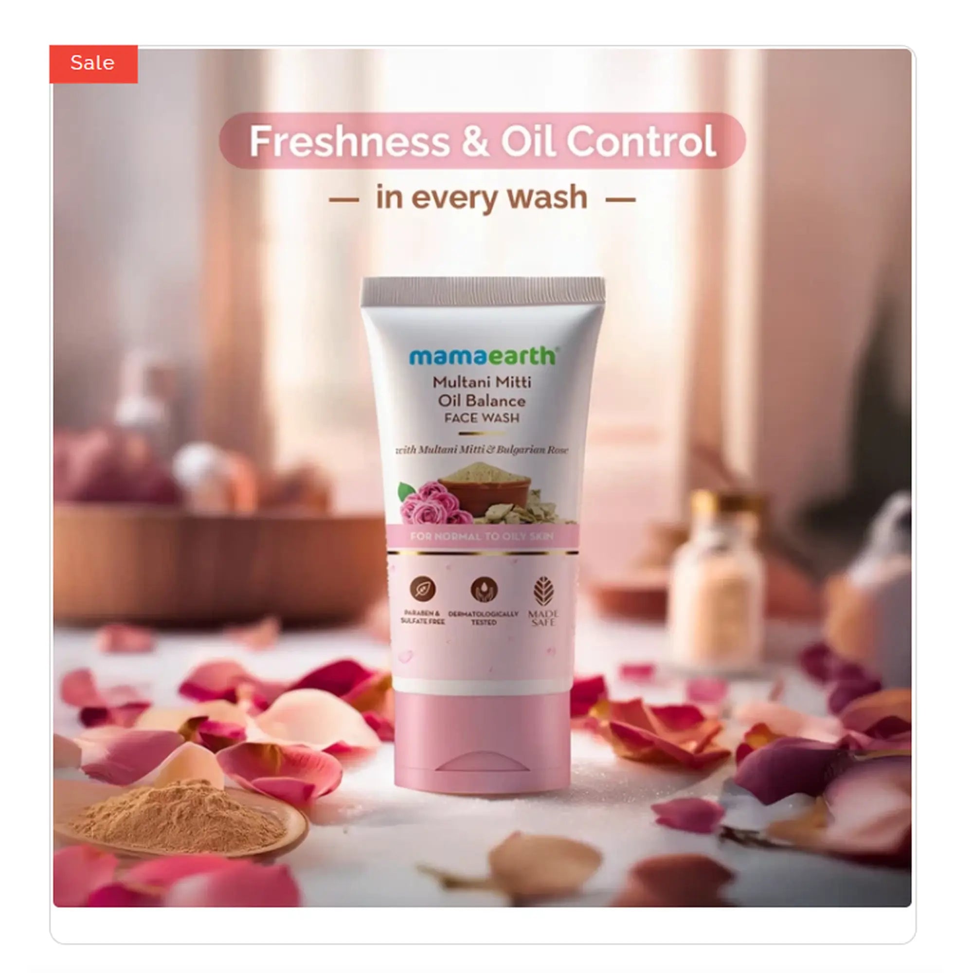 Mamaearth Multani Mitti Face Wash 100ml - view 3