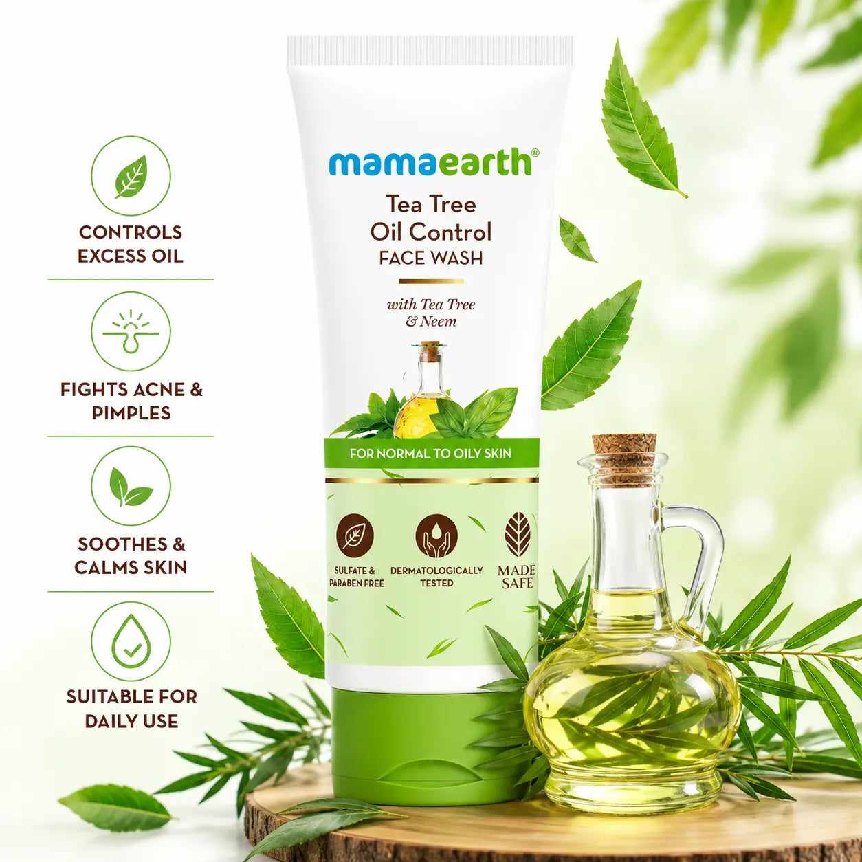 Mamaearth Tea Tree Face Wash 100ml - view 2