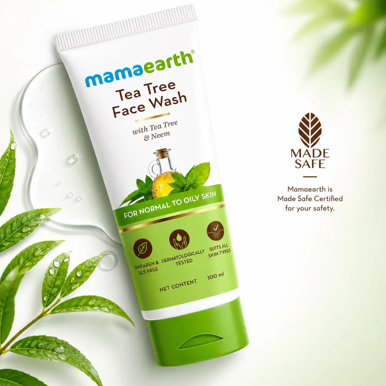 Mamaearth Tea Tree Face Wash 100ml - view 3