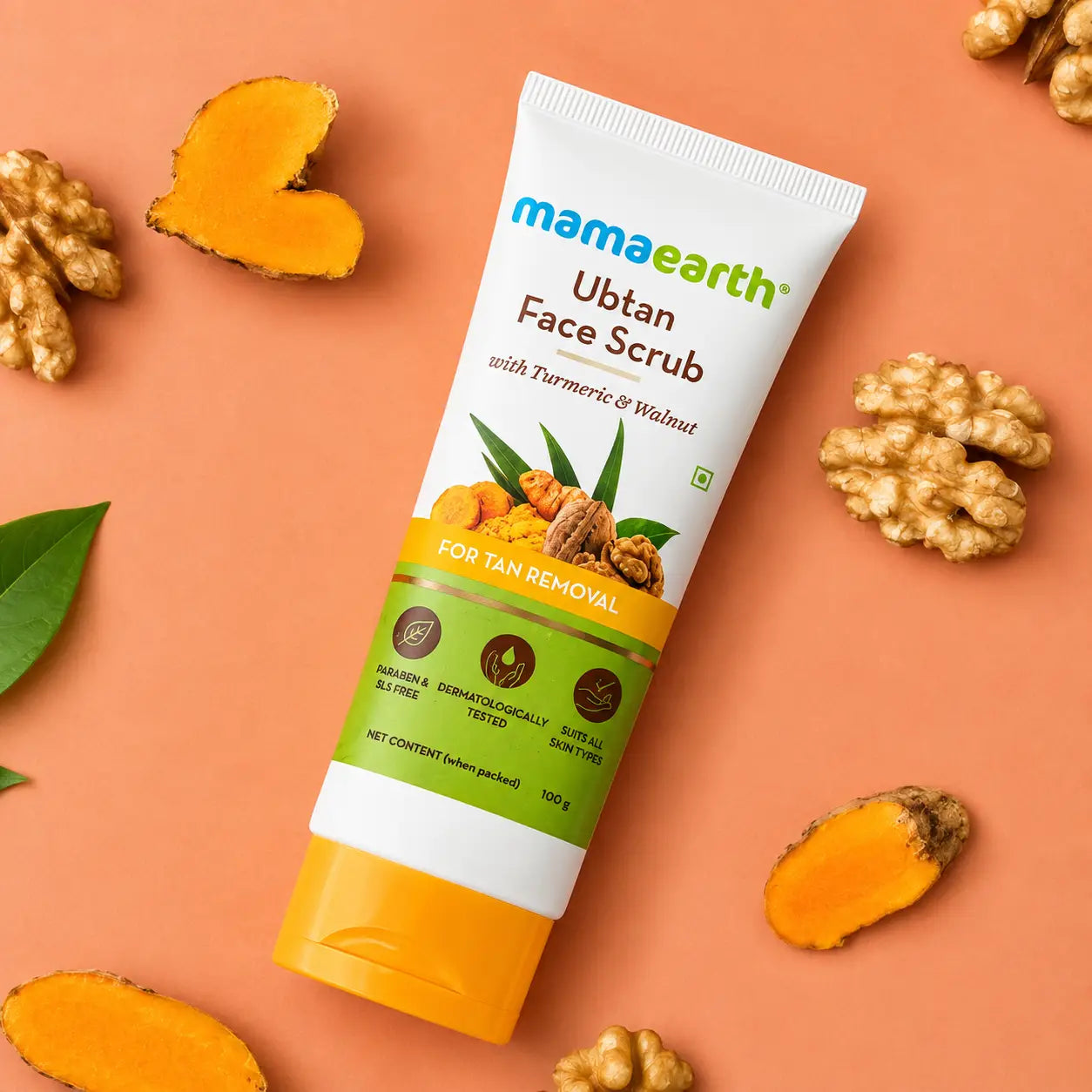 Mamaearth Ubtan Face Scrub 100g - view 3