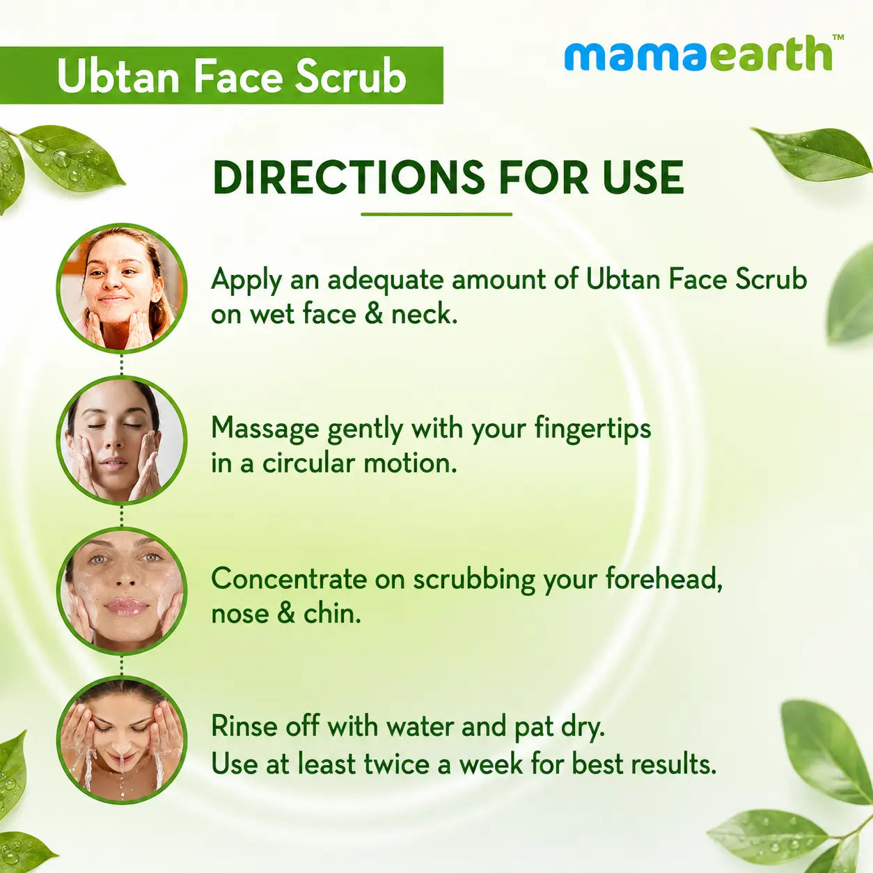 Mamaearth Ubtan Face Scrub 100g - view 5