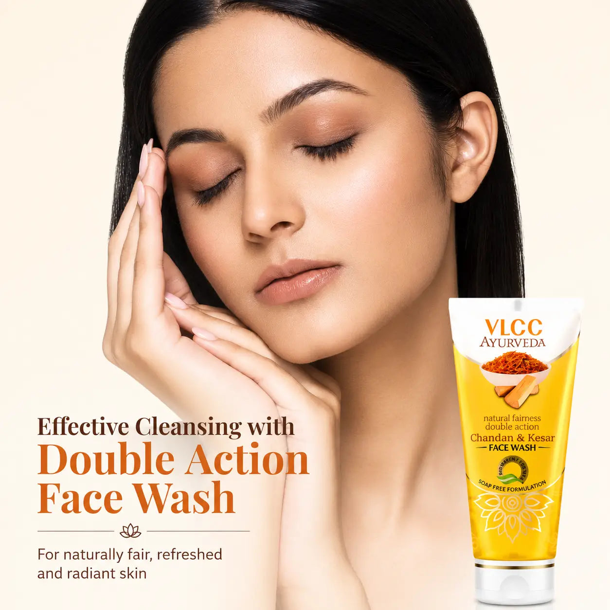 VLCC Kesar Chandan Face Wash 100ml - view 4