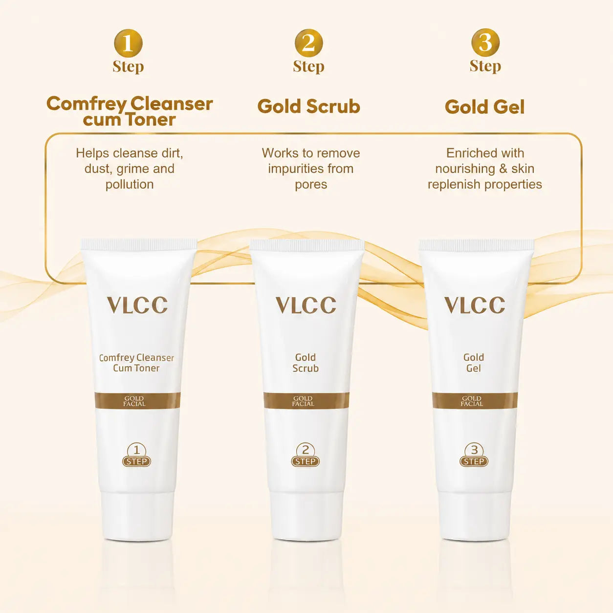 VLCC Gold Facial Kit 60g - view 5
