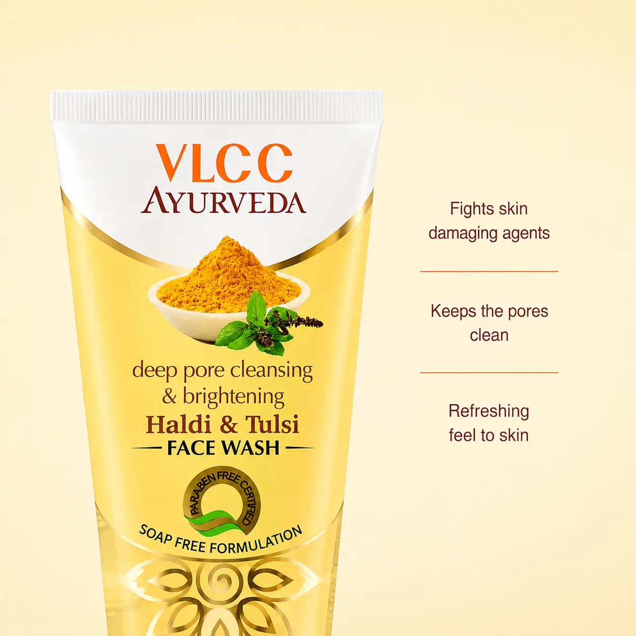 VLCC Haldi & Tulsi Face Wash 100ml - view 5