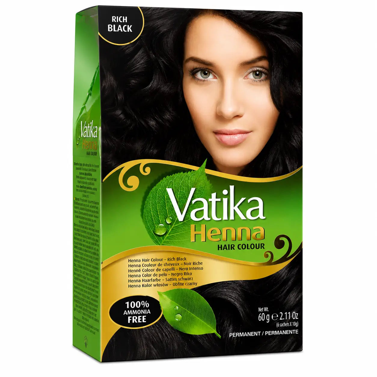 Dabur Vatika Henna Hair Color Natural Black 60g