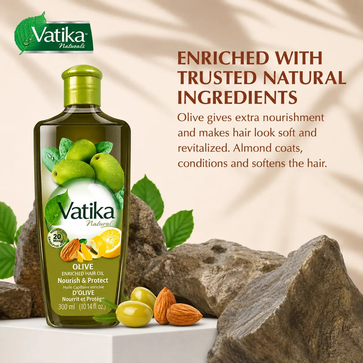 Dabur Vatika Olive Enriched Hair Oil 300ml - view 2