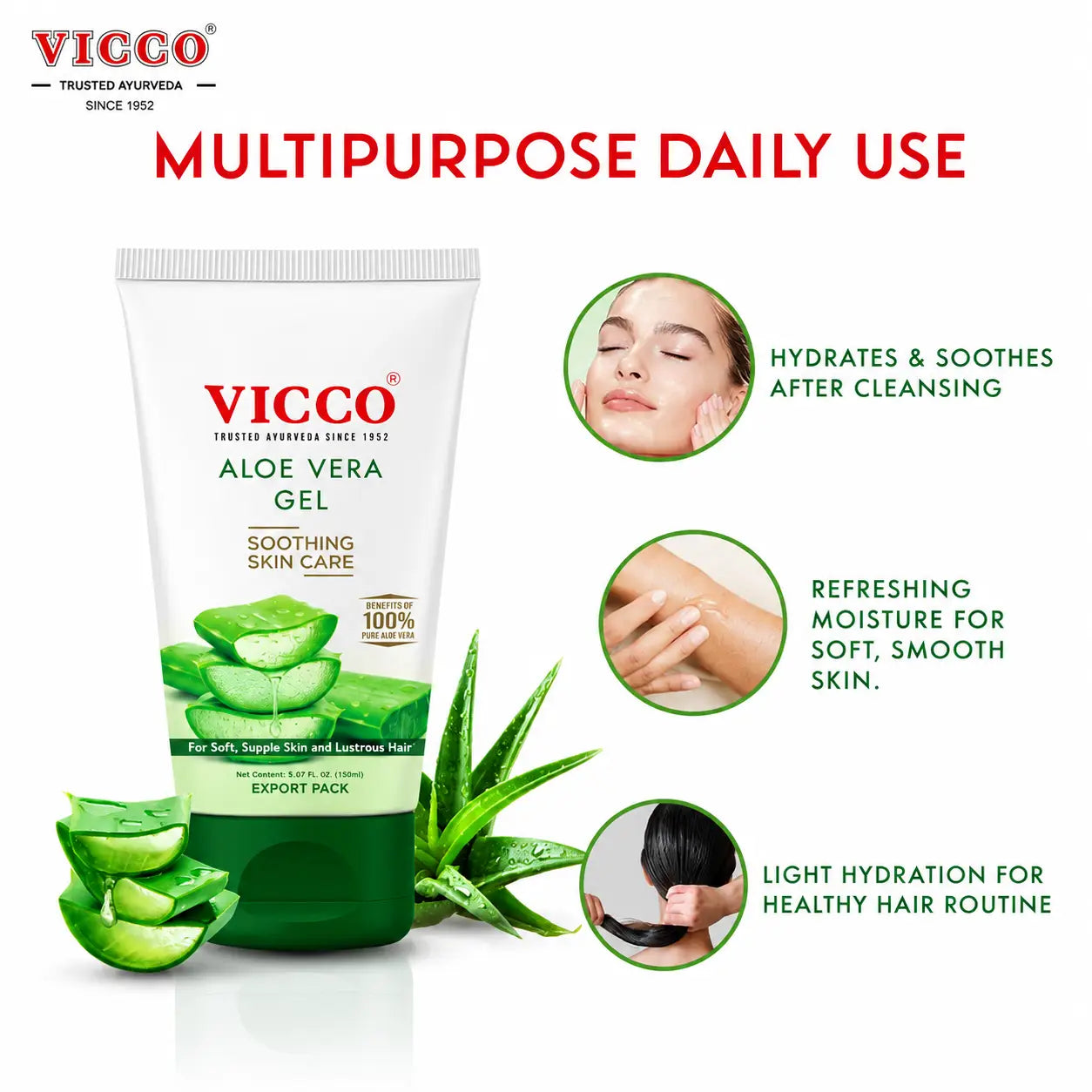 Vicco Aloe Vera Gel 150ml - view 2