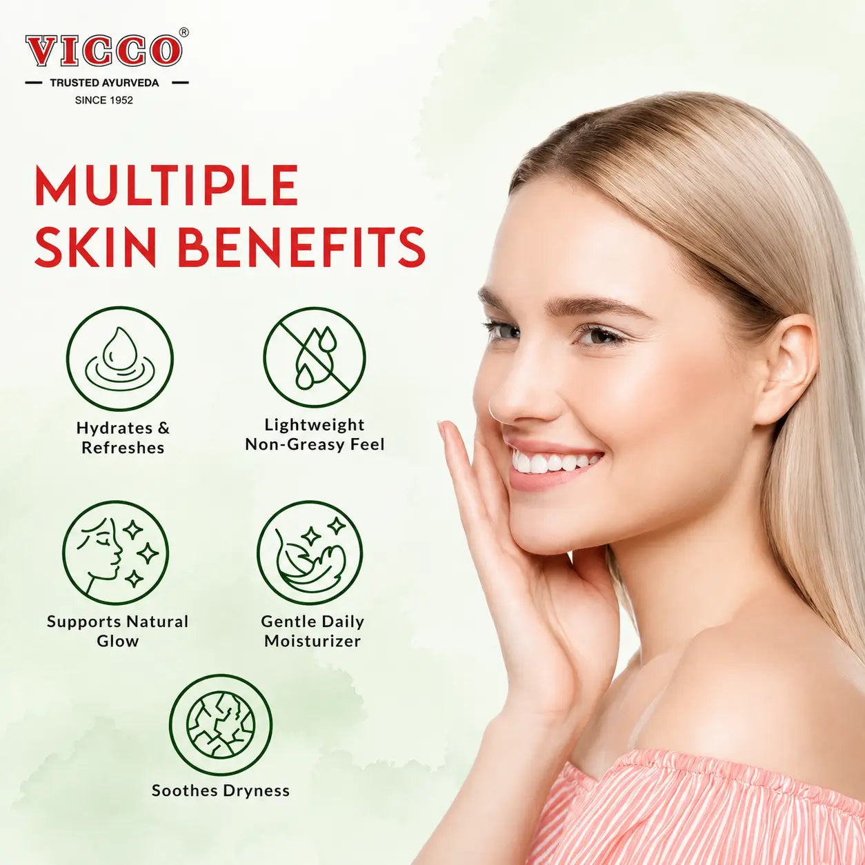 Vicco Turmeric Aloe Vera Skin Cream 80g - view 4