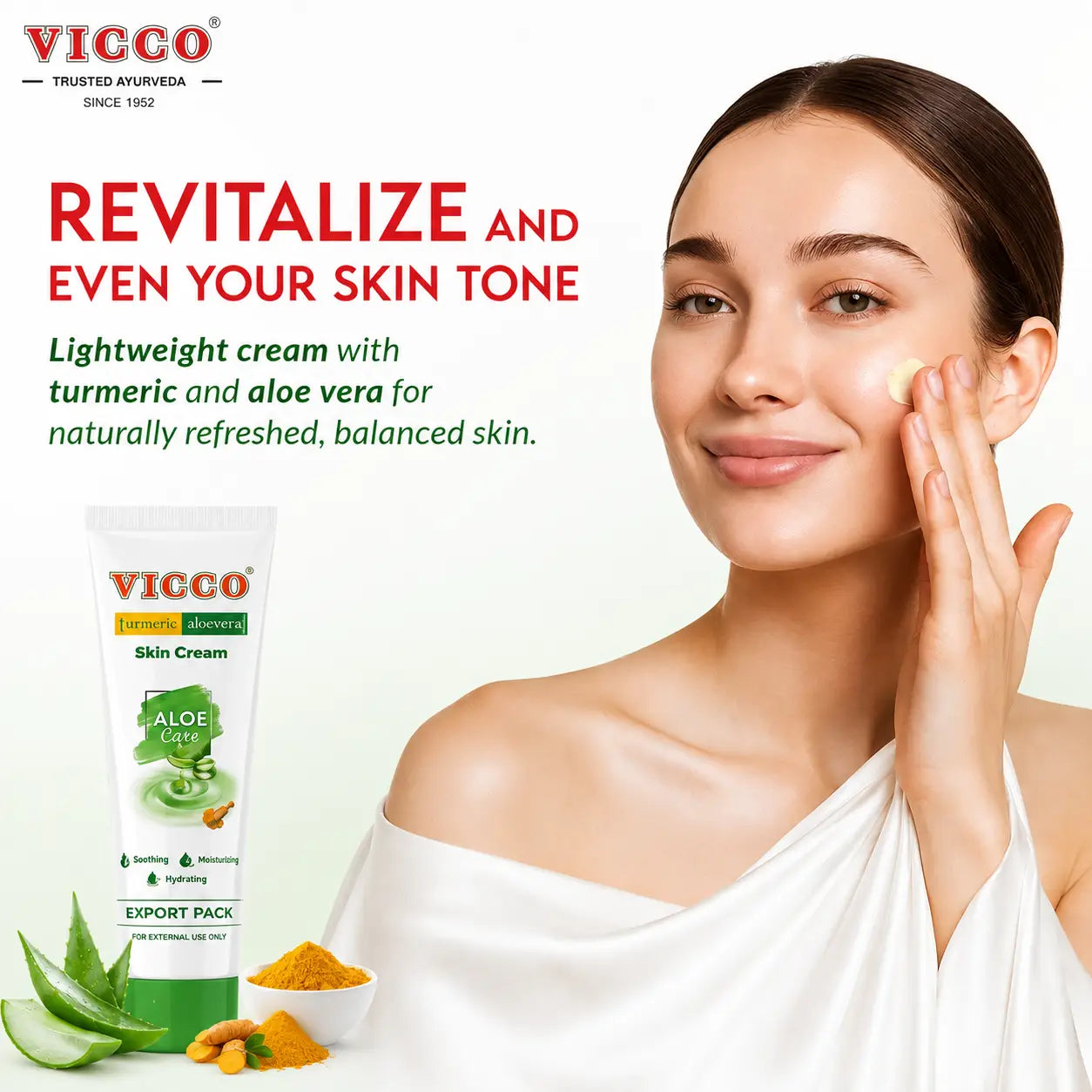 Vicco Turmeric Aloe Vera Skin Cream 80g - view 6