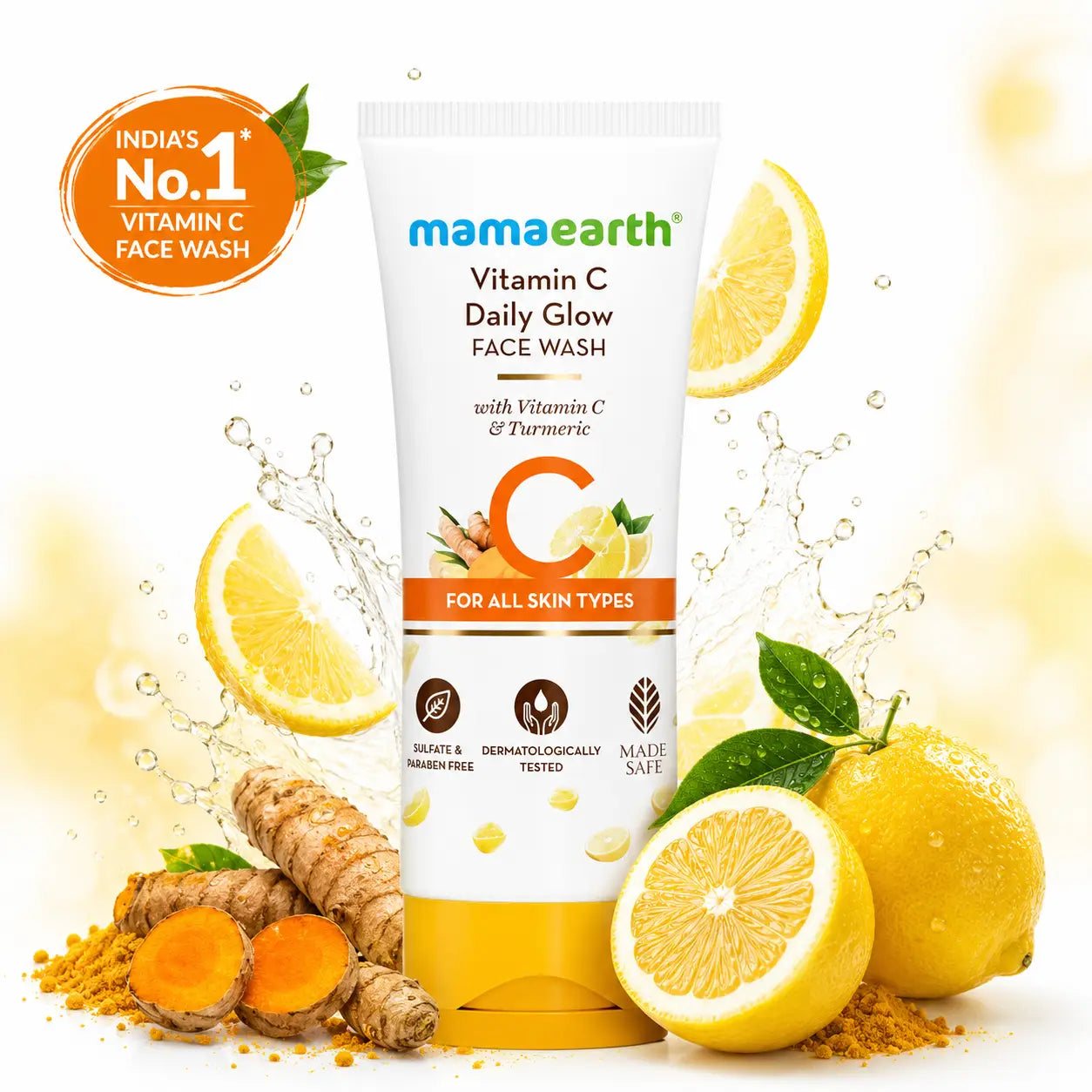 Mamaearth Vitamin C Face Wash 100ml - view 2