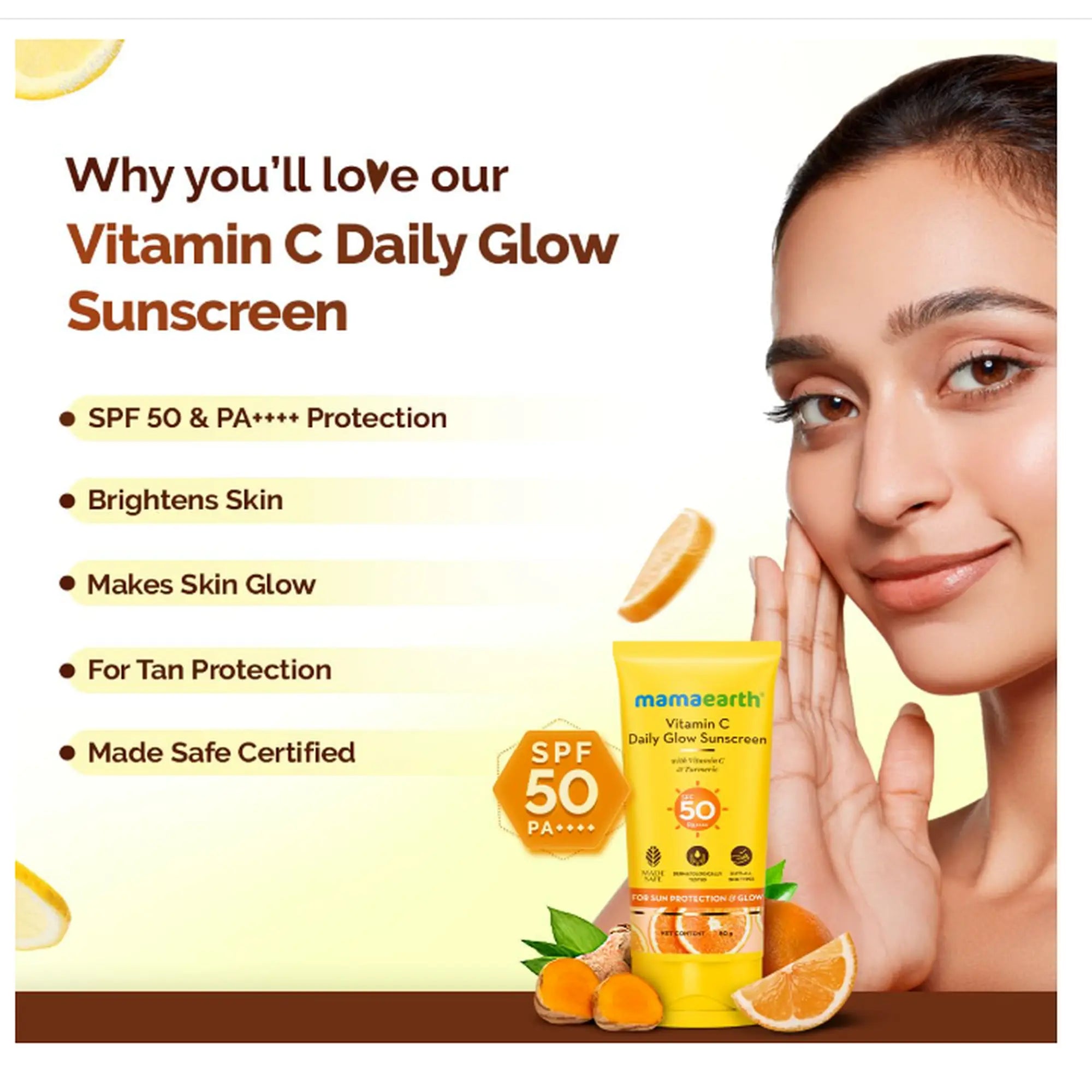 Mamaearth Vitamin C Sunscreen 50g - view 3